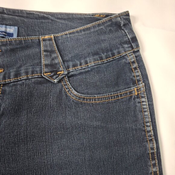 Bluenotes Hiphugger Flare Low Rise Womens Jeans Size 33x32 (Size 10) Vintage - Picture 10 of 16
